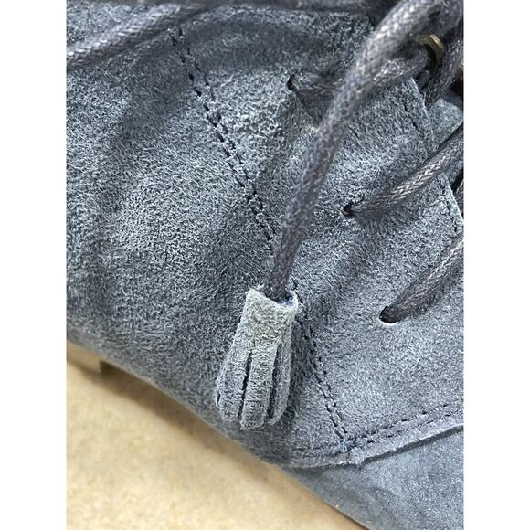 SPRING STEP Suede Leather Ankle Booties Women's Size EU 39/US 8.5 'Morgana' Navy - Picture 8 of 10